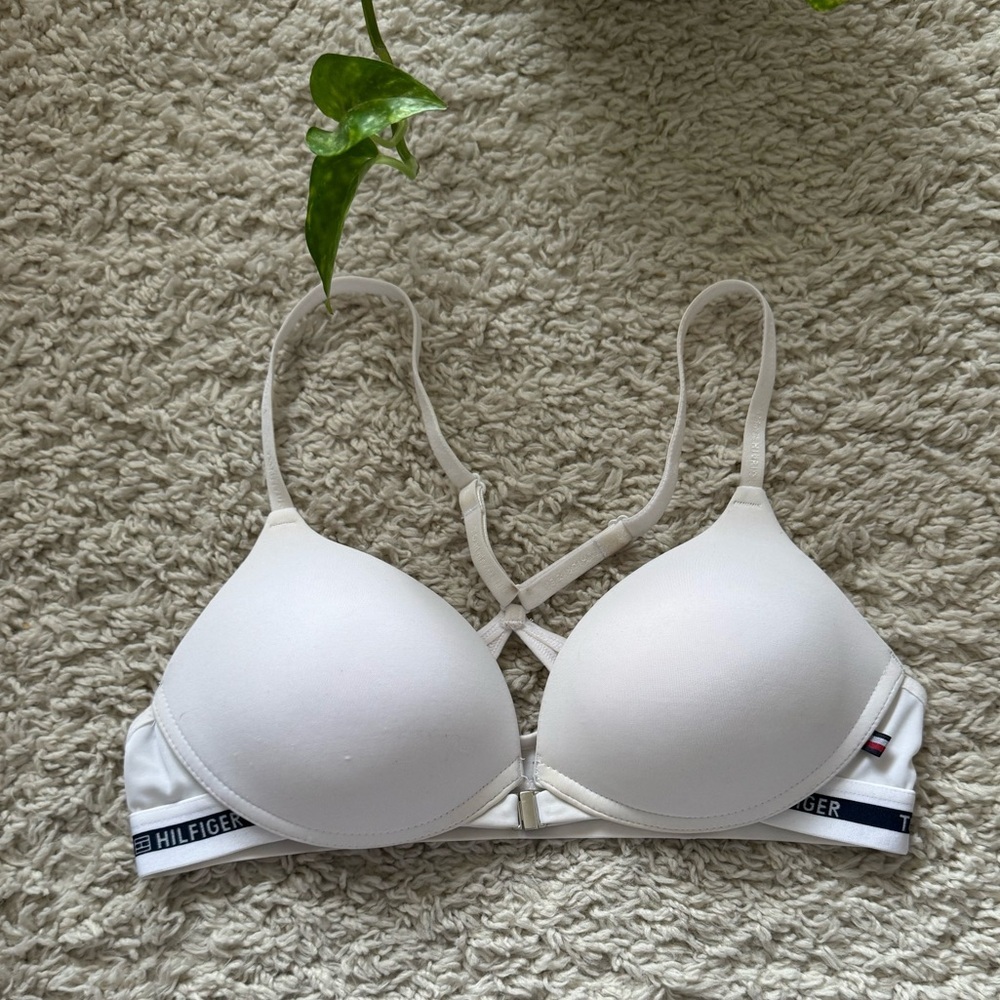 Tommy Hilfiger White Padded T-Shirt Bra